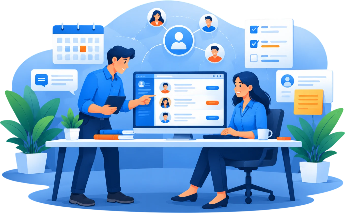 Illustration du module Clients et CRM